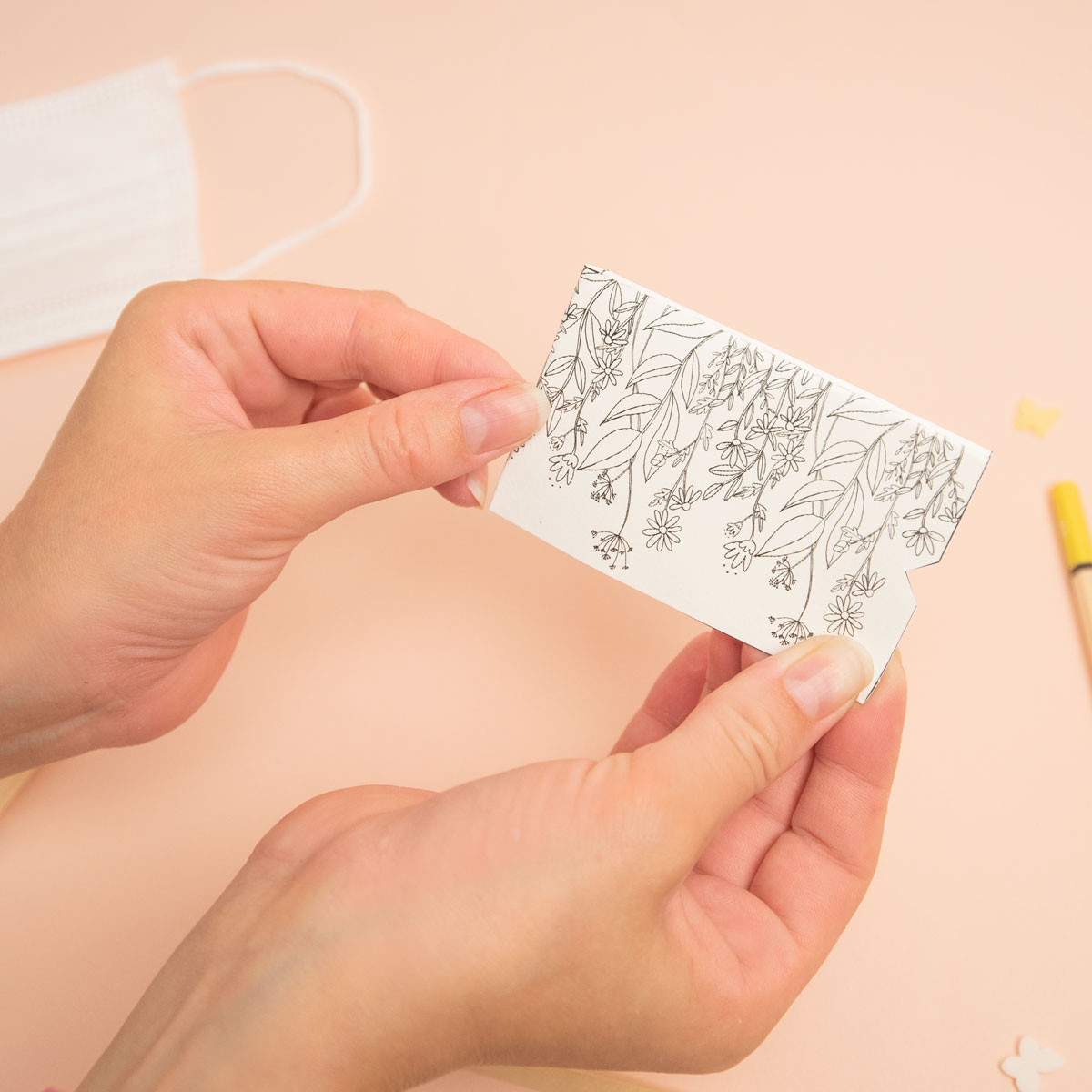 Tuto pour fabriquer un porte masque facial