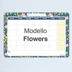 Calendario Mensile scrivibile - Flowers